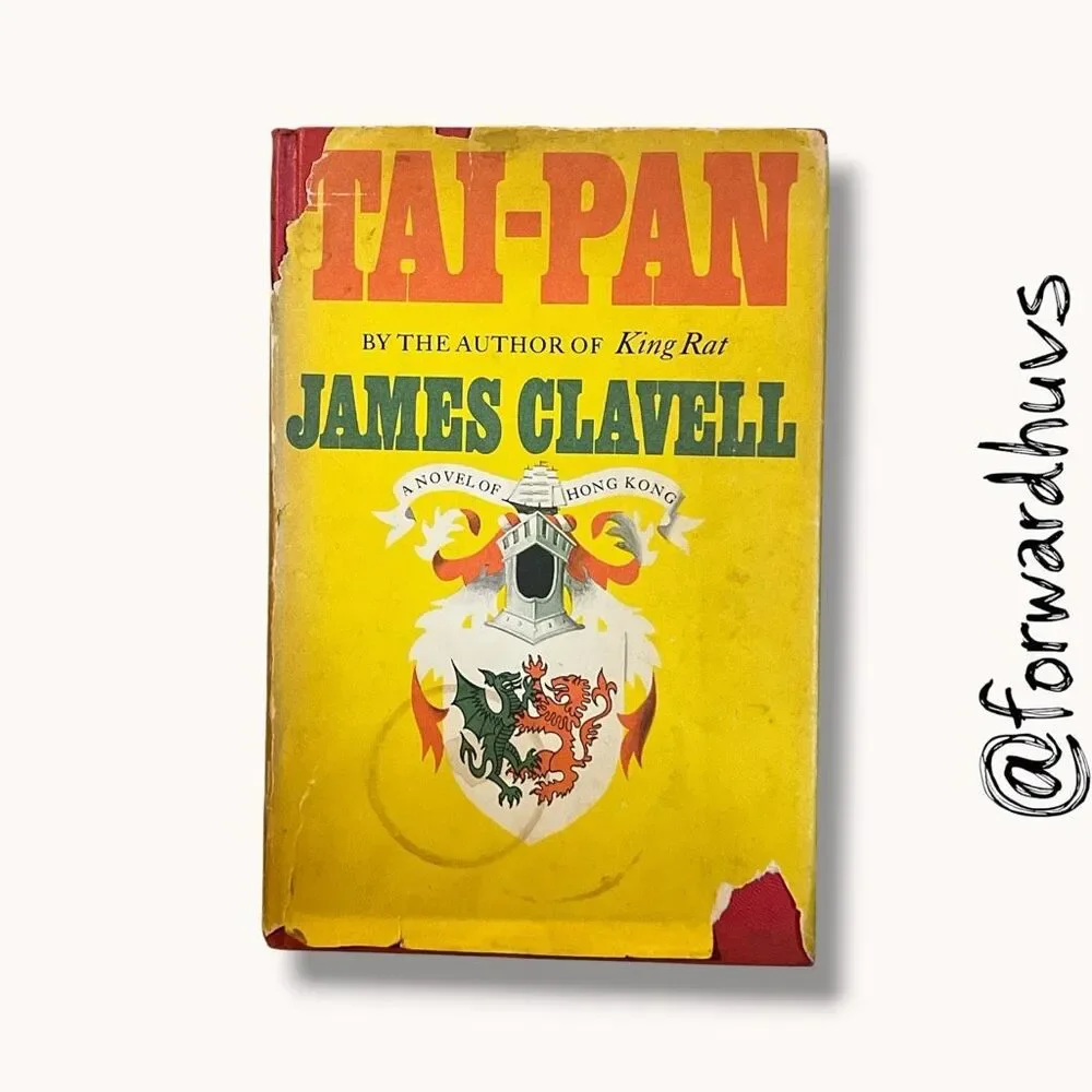 James Clavell Tai-Pan 1966 Book Club Edition Hardcover w/Dust Jacket